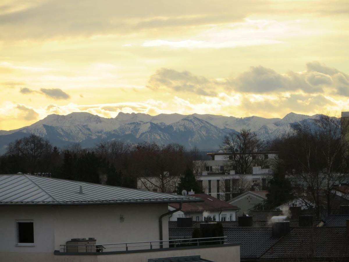 Pension Bergblick Unterhaching Dış mekan fotoğraf